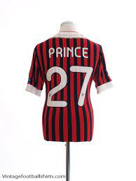 Segunda equipacion PRINCE del AC milan 2013 - 2014 baratas